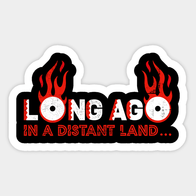 Aku 'Long Ago In a Distant Land...' Sticker by STierney